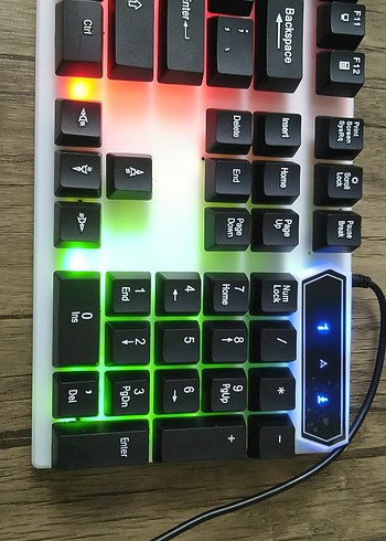 Concord Çok Renkli RGB Klavye - Görsel 7