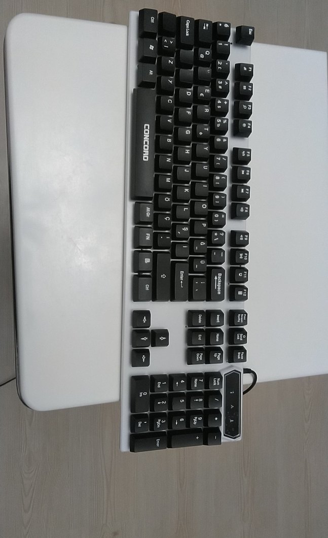 Concord Çok Renkli RGB Klavye - Görsel 3