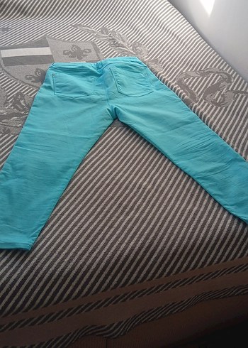 42 Beden turkuaz Renk Turkuaz Kadın Kot Pantolon