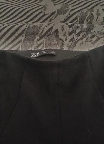 Zara Siyah güderi pantolon