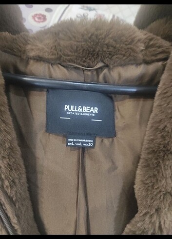 Pull and Bear Pull&Bear peluş mont 