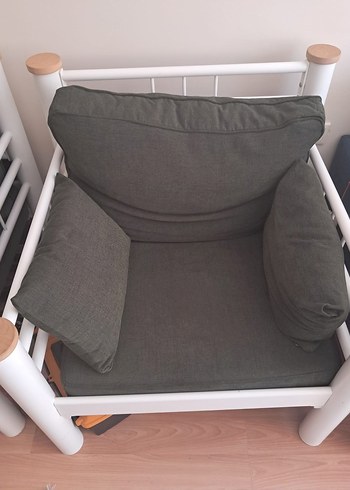 Beden yeşil Renk 2+2+1+1 bahçe balkon mobilyası