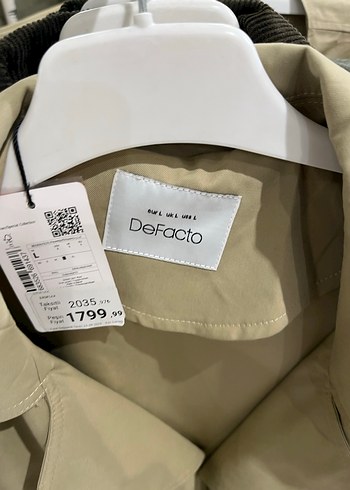 Defacto Bej Midi Kemerli Kadın Trençkot