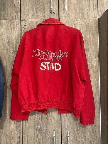 Pull and Bear Pull beat kırmızı ceket