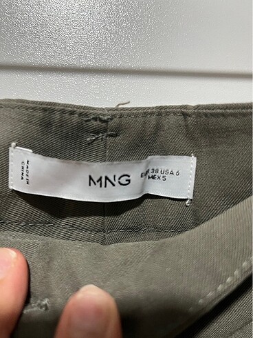 Mango Yeşil mng pantolon