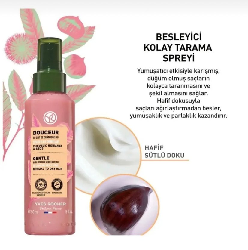 Yves Rocher kolay saç tarama spreyi - Görsel 2