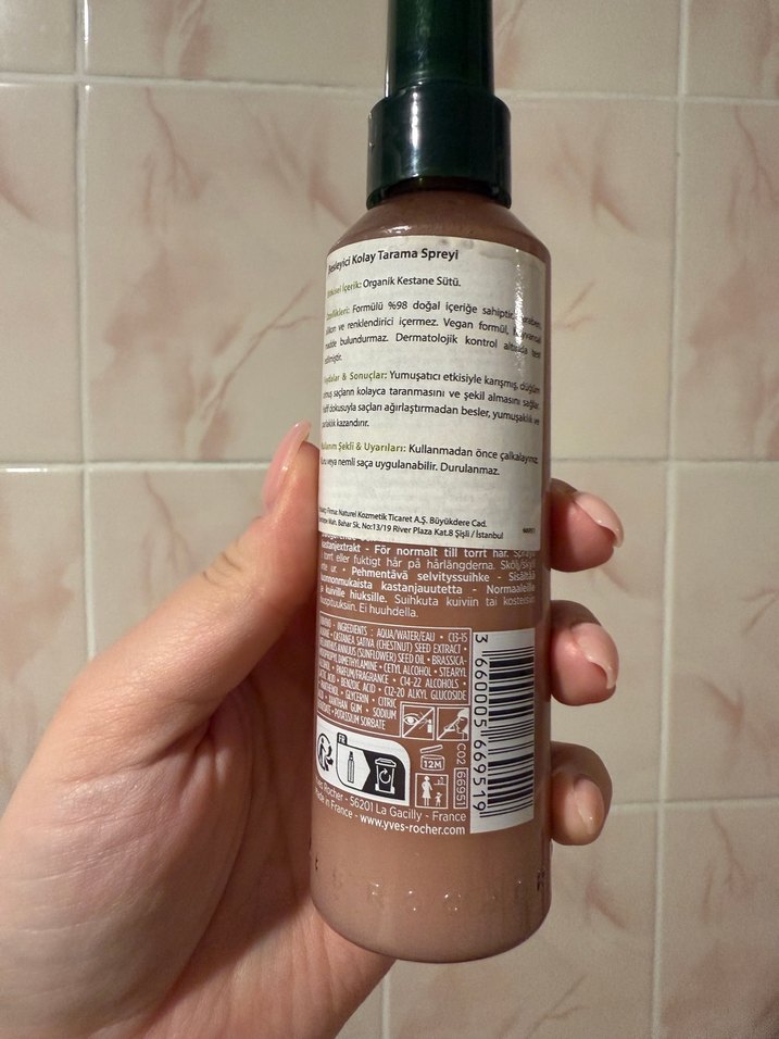 Yves Rocher kolay saç tarama spreyi - Görsel 5
