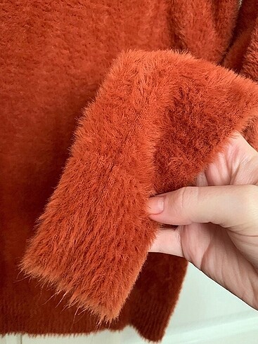 Trendyol & Milla Peluş kiremit renkli bluz