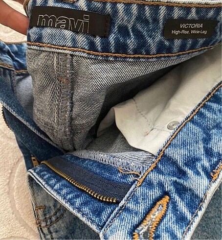 28 Beden Mavi marka victoria kot pantolon