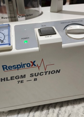 RespiroX HLEGM Suction 7E-B Gri Sterilizatör