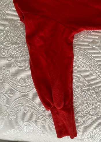 Parlak Kırmızı Çocuk Atlet - Görsel 2