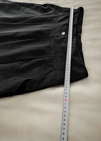 ELEGAN,S MARKA Siyah Pilili Kadın Uzun Etek - Görsel 5