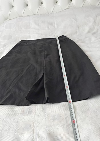 Kadın Siyah Pilili midi Uzun Etek - Görsel 4