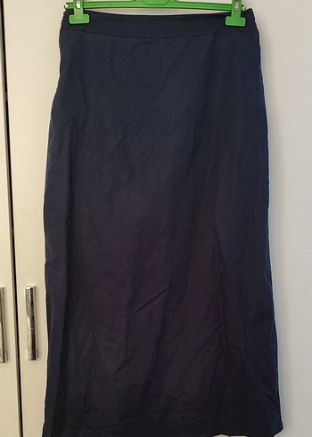 Lacivert Uzun Etek - Görsel 2