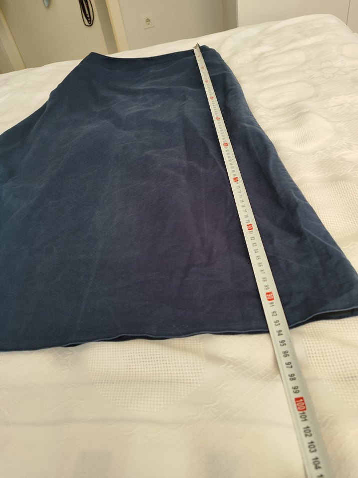 Lacivert Uzun Etek - Görsel 5