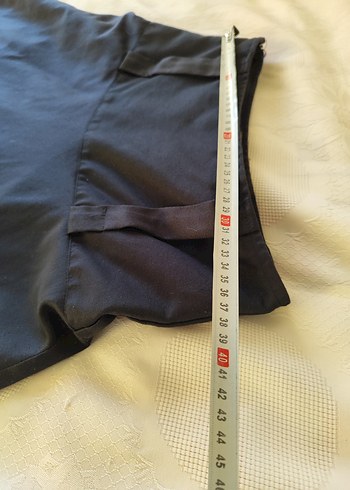 Lacivert Uzun Salaş Kadın Etek - Görsel 4