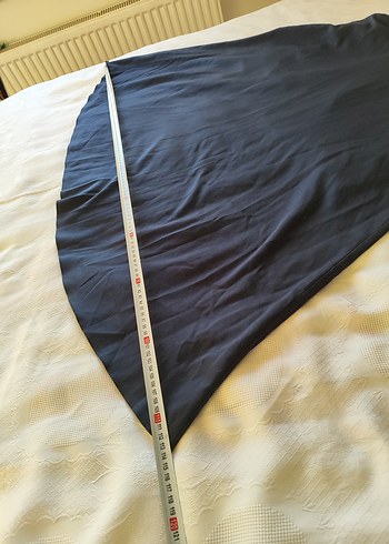 Lacivert Uzun Salaş Kadın Etek - Görsel 6