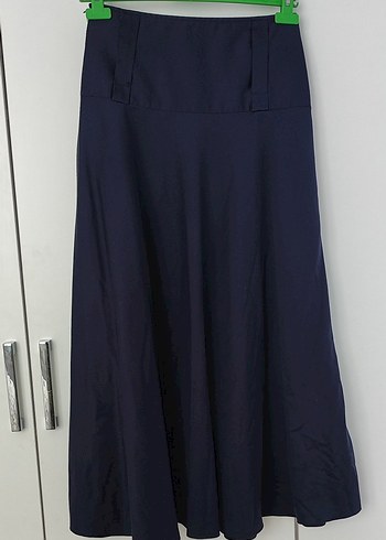 Lacivert Uzun Salaş Kadın Etek - Görsel 2