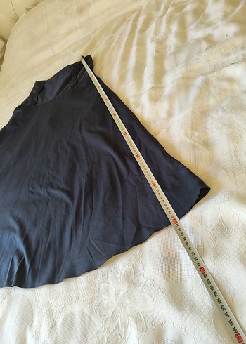 Lacivert Uzun Salaş Kadın Etek - Görsel 5