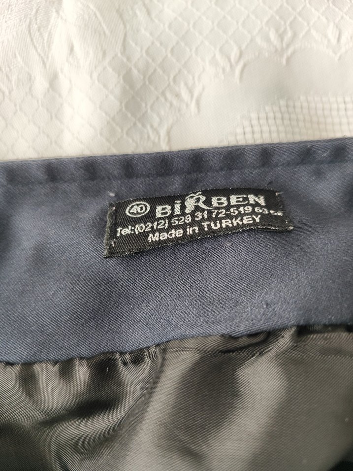 Lacivert Uzun Salaş Kadın Etek - Görsel 3