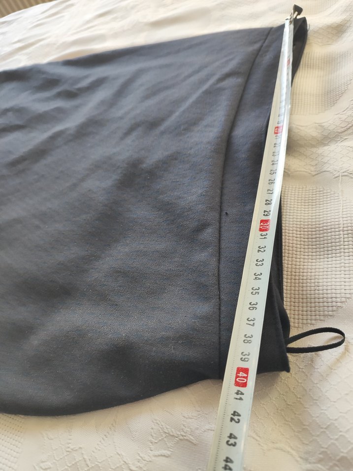 Kadın Siyah Uzun Kemerli Etek - Görsel 4