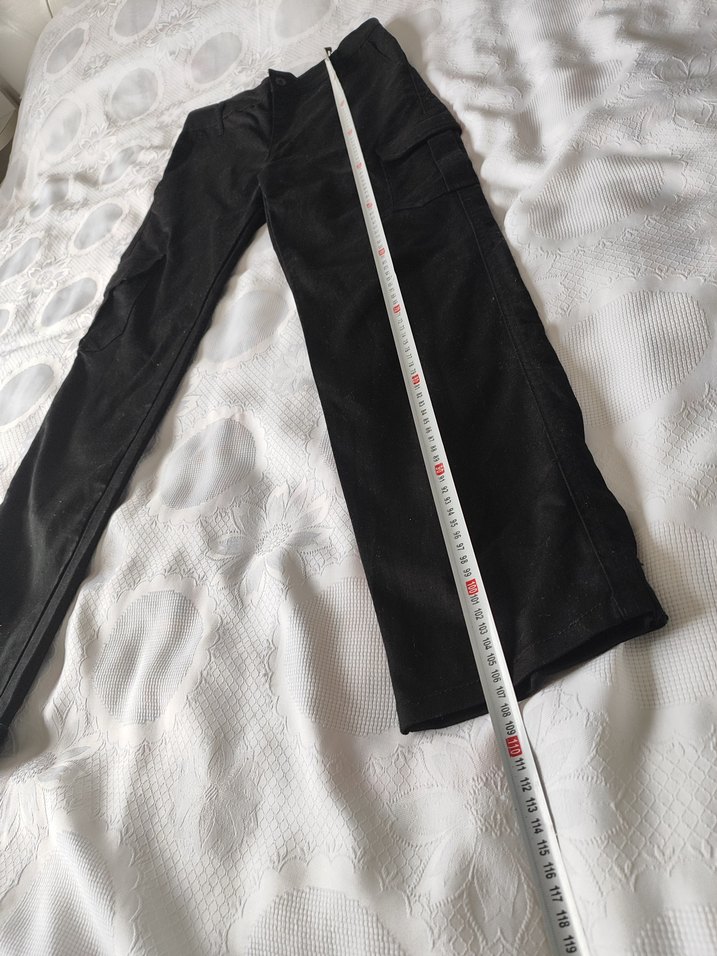 Moda Canel marka kalın Kumaş Pantolon - Görsel 4
