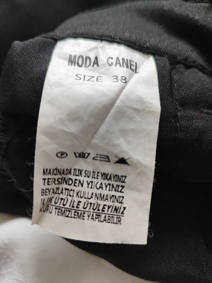 Moda Canel marka kalın Kumaş Pantolon - Görsel 3