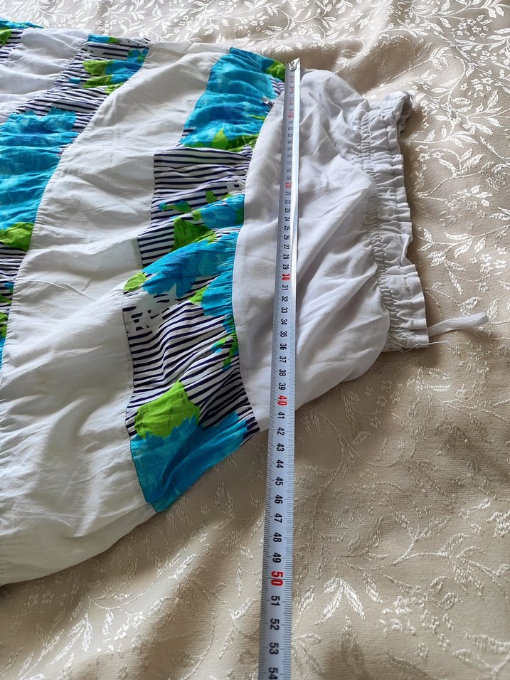 Renkli Desenli Uzun Kadın Etek - Görsel 4