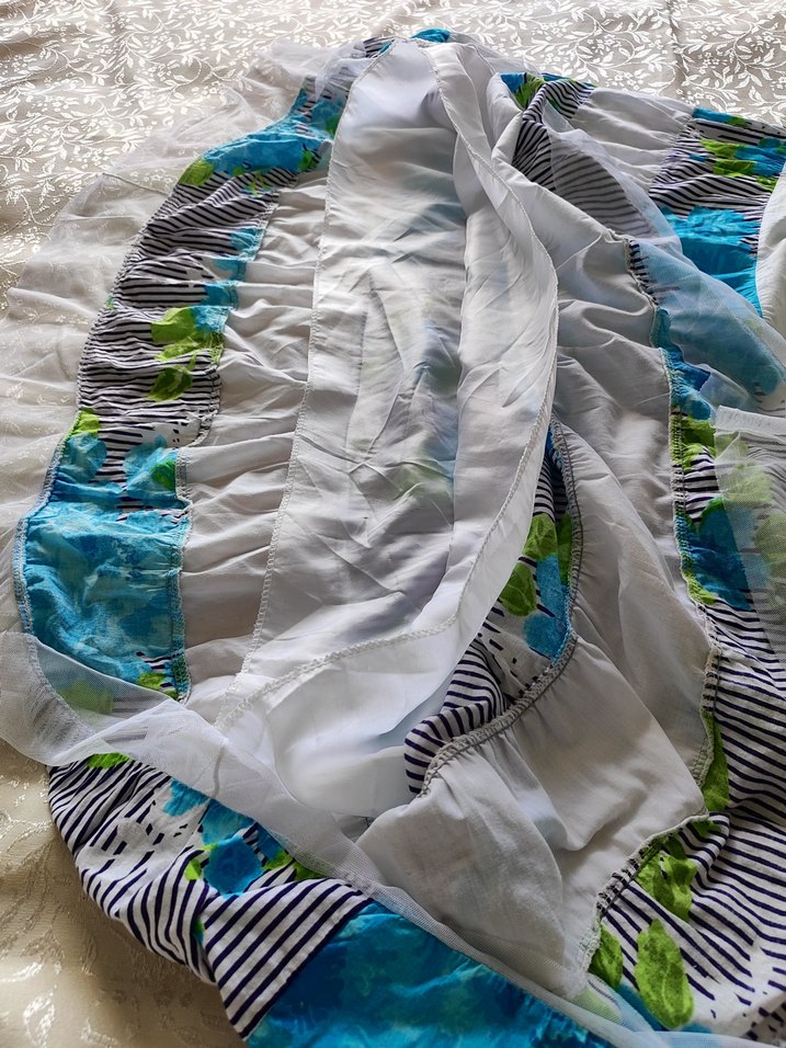 Renkli Desenli Uzun Kadın Etek - Görsel 5