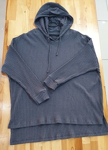 BAYAN OVERSIZE KAPİŞONLU SWEAT