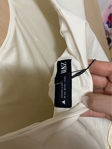 xl Beden beyaz Renk Zara elbise