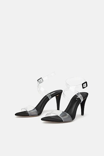 Zara Zara vinil topuklu ayakkabı