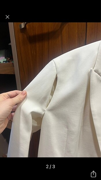 s Beden beyaz Renk Zara blazer