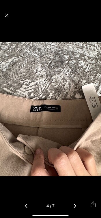 Zara deri pantolon - Görsel 4