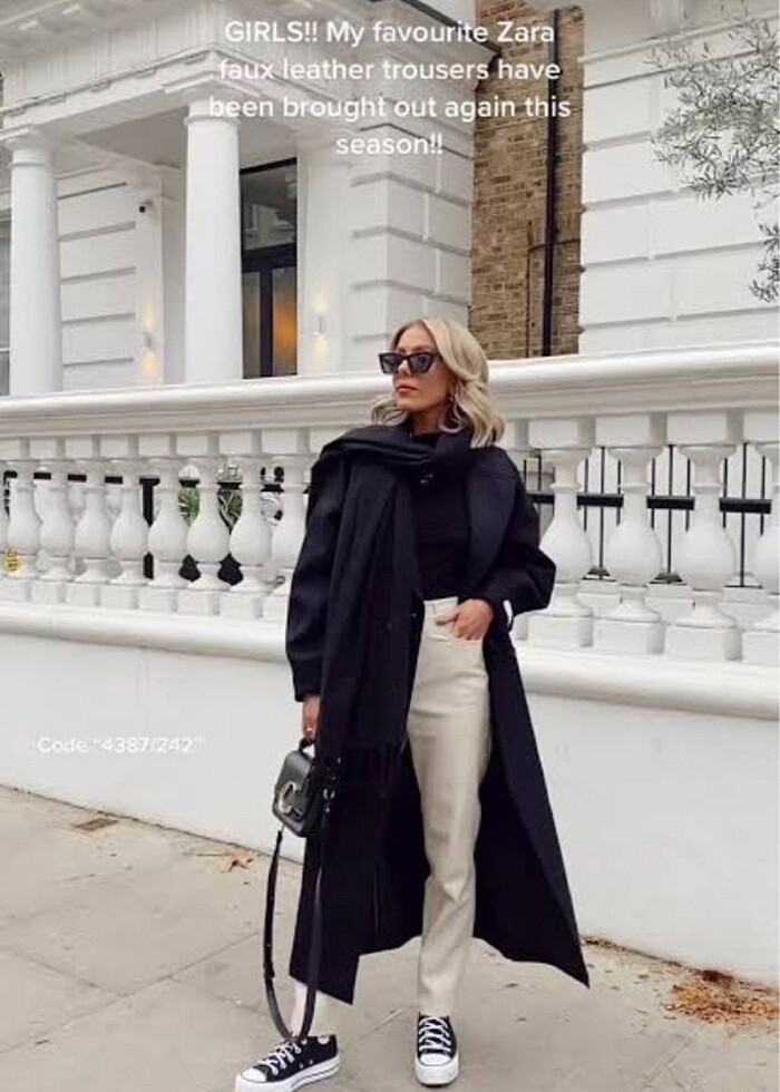 Zara deri pantolon - Görsel 2