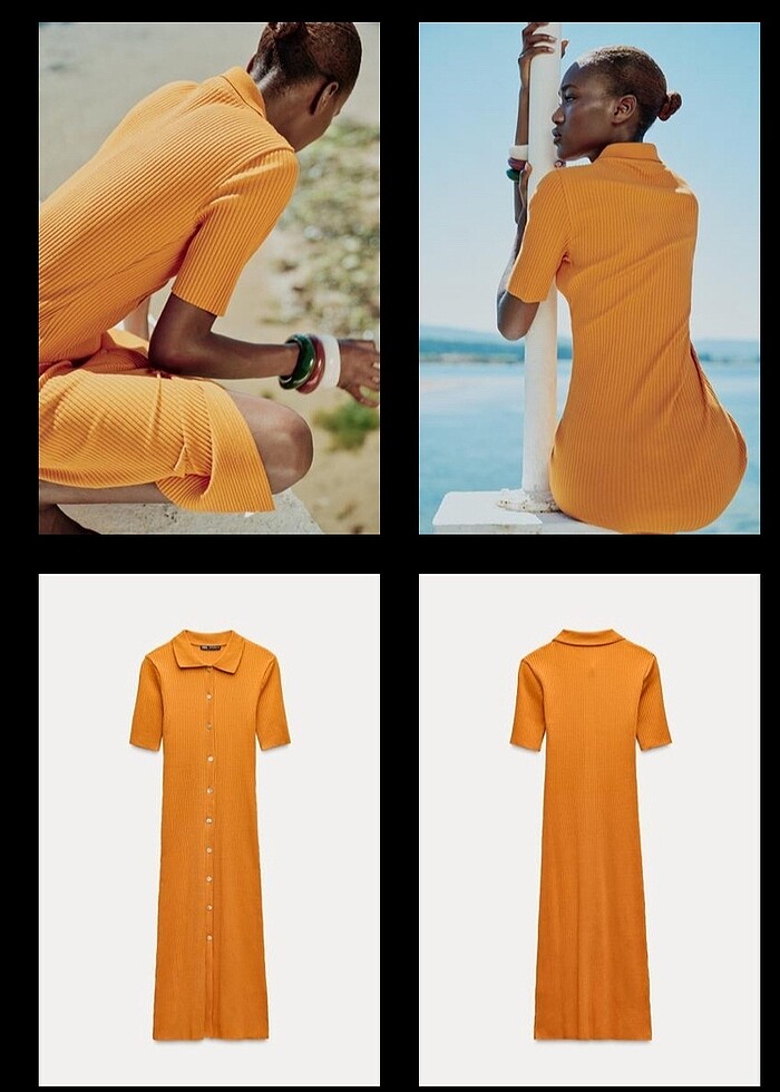 Zara polo yaka elbise - Görsel 2