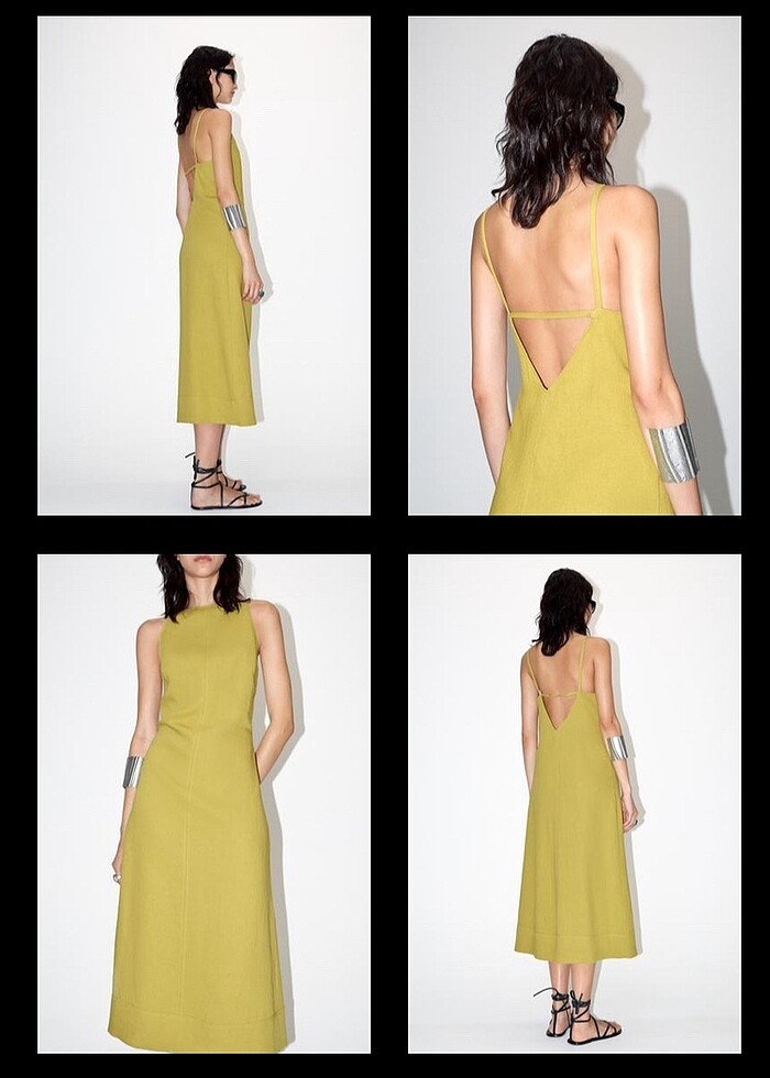 Zara keten karışım elbise - Görsel 2