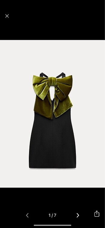 Zara fiyonk elbise - Görsel 2