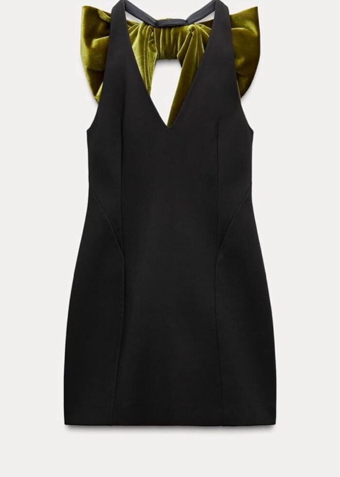 Zara fiyonk elbise - Görsel 4