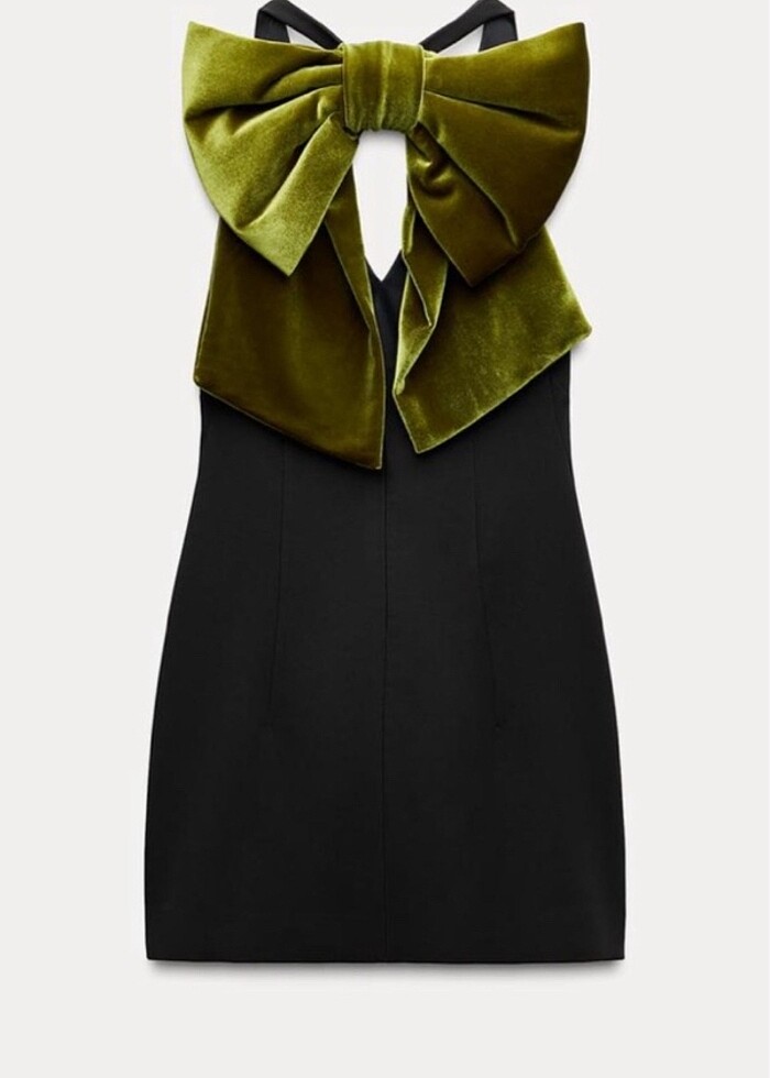 Zara fiyonk elbise - Görsel 3