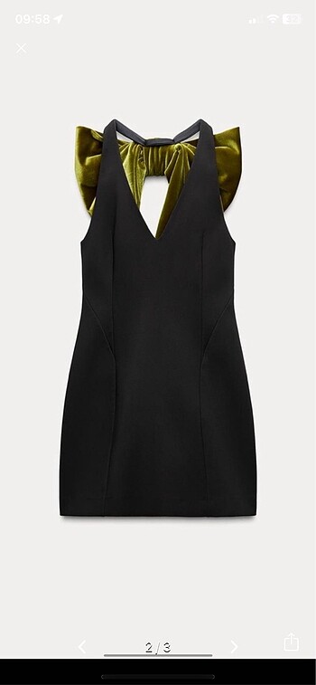 Zara fiyonk elbise - Görsel 4