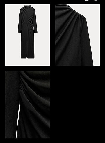 s Beden Zara drape elbise