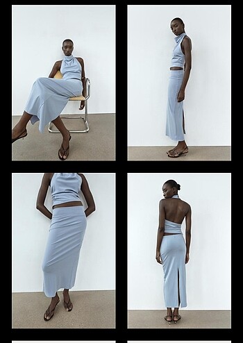 Zara yırtmaç etek - Görsel 2