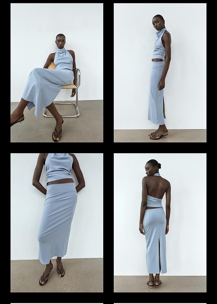 Zara yırtmaç etek - Görsel 2