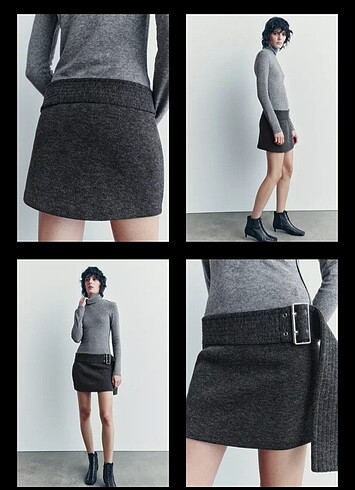 Zara Zara kemerli etek