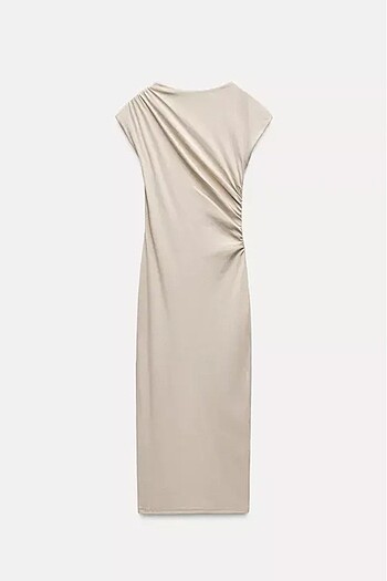 Zara Zara drape elbise