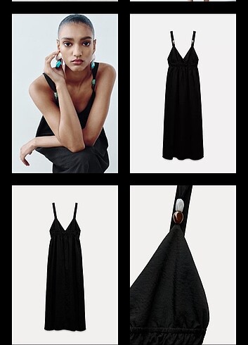 Zara Zara boncuklu elbise
