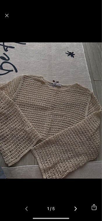 Zara ajurlu bluz - Görsel 7