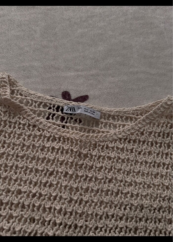 Zara ajurlu bluz - Görsel 4