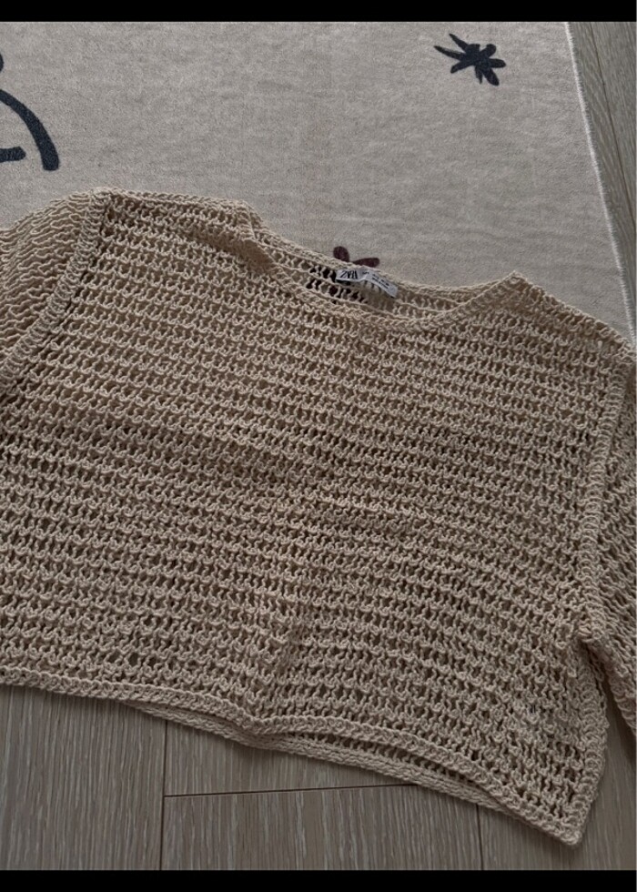 Zara ajurlu bluz - Görsel 5